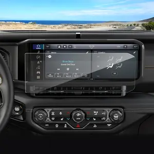 Anti-Glare Matte Screen Protector For 2024,2025 Jeep Wrangler (Sport/Willys/Sahara/Rubicon/High Altitude/Rubicon 392) 12.3In Touchscreen, 9H Tempered Glass For 2024 Wrangler 4xe Accessories 12.3