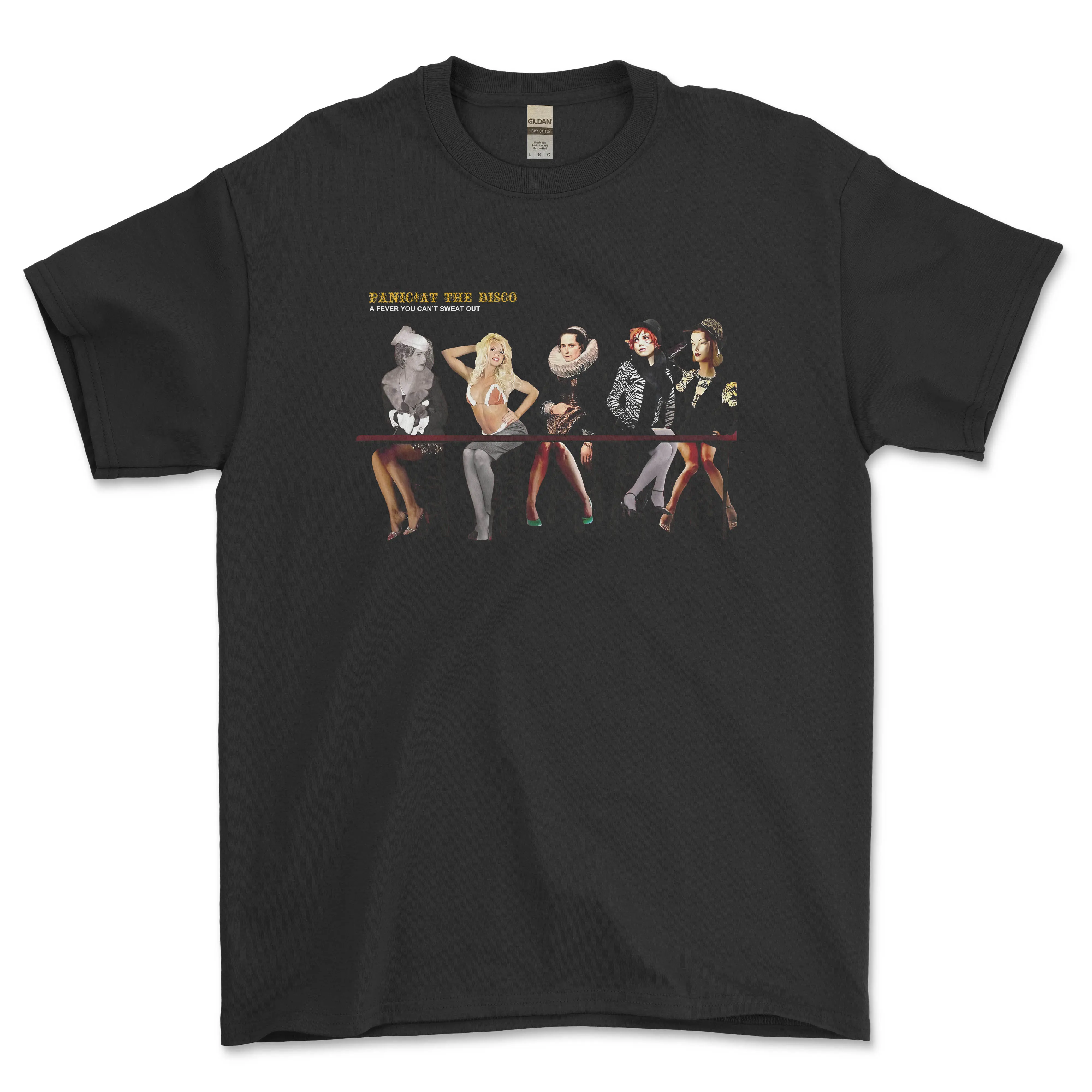 Retro At The Disco Black Gildan Unisex Shirt Size S-3XL
