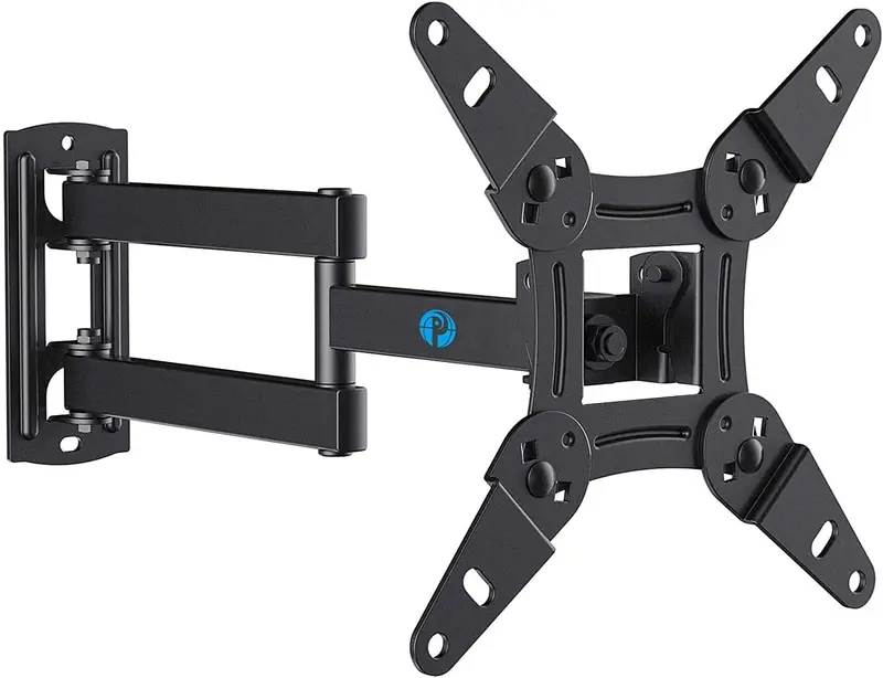 Pipishell Full Motion TV Monitor Wall Mount Bracket Articulating Arms Swivel Tilt Extension Rotation for Most 13-42 Inch LED LCD Flat Curved Screen TVs & Monitors, Max VESA 200x200mm up to 44lbs