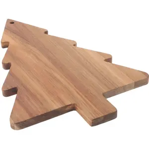 Cutting Board Christmas Tree Butter Bread Pizza Wooden Plate Cute Boards Fruit Tray Chopping Knives Kitchen