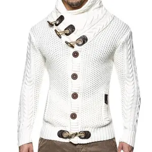 2025 autumn and winter knitted jacket turtleneck sweater men's clothing fall outfits Pullover Knitwear