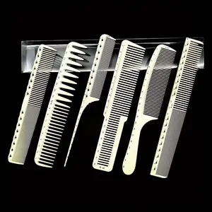 6pcs Professional Hairdressing Comb Set, Durable and Easy-To-Use Cutting Combs, Pointed Tail Combs, Apple Combs, Oil Head Combs, Women's Hair Combs