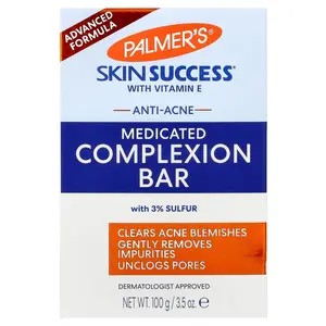 Palmer's Skin Success® with Vitamin E, Anti-Acne, Medicated Complexion Bar Soap, 3.5 oz (100 g)