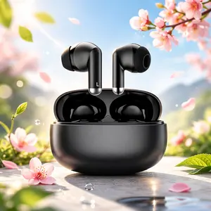 EarBarz K50 Nova Wireless Bluetooth 5.3 Earbuds with 13mm Dynamic Driver 30H Playtime Zinc Alloy Case Touch Control Christmas Sale