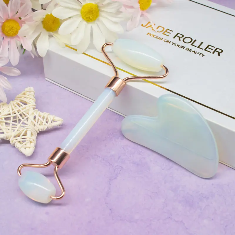 Facial Roller & Gua Sha Massage Set