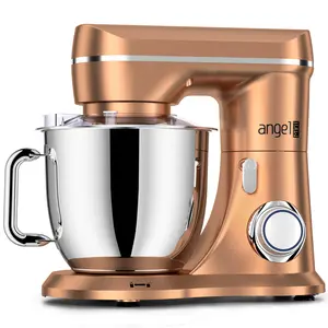 Angel 5-Quart Food Mixer, 3-in-1 Vertical Electric Mixer – 380W with 10 Speeds & Pulse Button, Food-grade 304 stainless steel bowl, Suitable for Most Home Cooks, Compact Household Mixer, Ideal for Baking & Mixing, Perfect Gift for Kitchen Enthusiasts