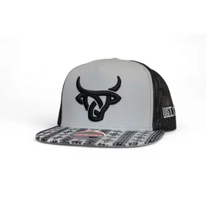 Lost Calf Cheyenne Flat Bill Trucker Hat