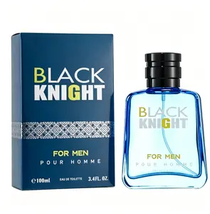 Blue Ocean Knight Men's Light Cologne | 100ml / 3.4 FL. OZ | Starts with a fresh aquatic note and ends with a woody tone, creating a clean, crisp scent with a natural boyfriend vibe | Long-lasting fragrance | Men's perfume | ideal men gift