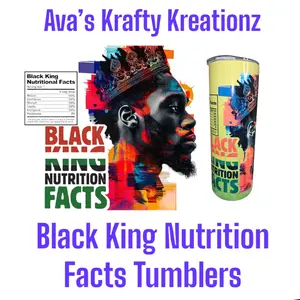 Black King Nutrition Facts Tumbler