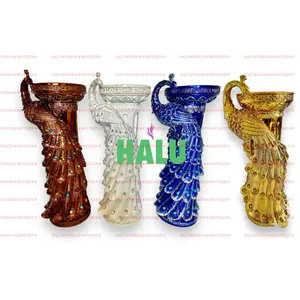 Pavo Real Pedestales para Santo/ Pedestal para Orishas Soperas/ Santeria IFA