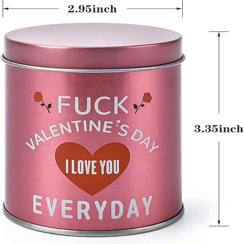Valentines Day Gifts for Her Birthday - Galentines Gifts for Women Wife Girlfriend Girls Friend Romantic Naughty Gift for Her Tin Soy Candles Unique Ideas 9Oz Scented Candles Hoxyan