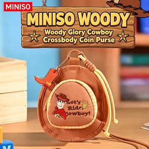 Disney Woody Toy Story 5 Mini Wallet – Portable Coin Purse for Pocket or Crossbody Wear, Smooth Zipper Cash Holder with Cowboy Print, Cute Gift for Boys & Girls