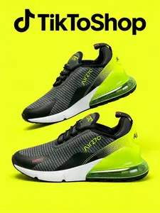 Lightweight & Breathe-Cushion Sneakers, Sports Shoes, Vibrant color-blocking for youthful visuals. Light build & springy feel support all-day classes and activities—value-packed for students' standout campus OOTDs