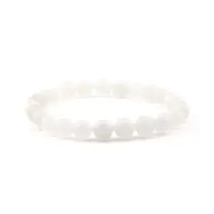 Quantum Charged Bracelet White Jade Gemstone Jewelry for Men Women Healing Energy Healing Bracelet
