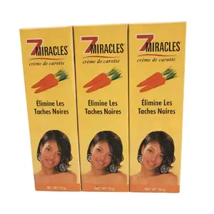 7 Miracles 3 pack Cream Carrots for face and body moisturizer skin repair