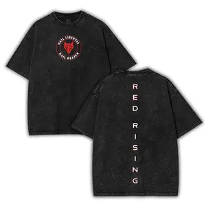 Hail Libertas! Hail Reaper! Vintage Red rising Oversized T-Shirt Themed, Red Rising Book Graphic Tee Washed Heavy Cotton Tshirt, red rising merch, Unisex Booktok Gift