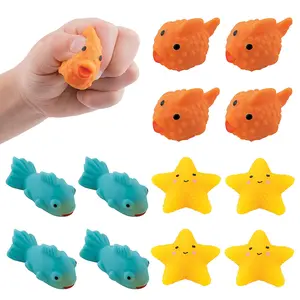 Mini Fish Mochi Squishies - 12 Pc.