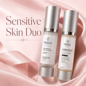 Sensitive Skin DUO by Pierina - Best Friend Skin Booster & EternalGlow Cream for Sensitive Skin with 3% Niacinamide & Green Tea Antioxidants