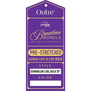 Purple Pack Brazilian Bundle Dominican Curl 18"