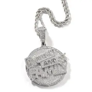 Luxury Gold Vacuum Copper Plating Money & Family Letter Bag Necklace, Miami Italy Mexico Inspired Miniature Jewelry, Classic Chicano Hip-hop Casual Fashion Daily Wear Ideal Gift