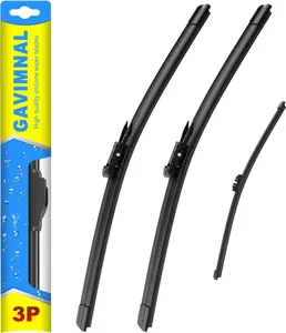 ®   26"+22"+11" Silicone Wiper Blades Replacement For Ford Explorer 2011-2023,Ford Police Interceptor Utility 2013-2023,All-Season Front Rear Windshield Wiper Blades(Set of 3)