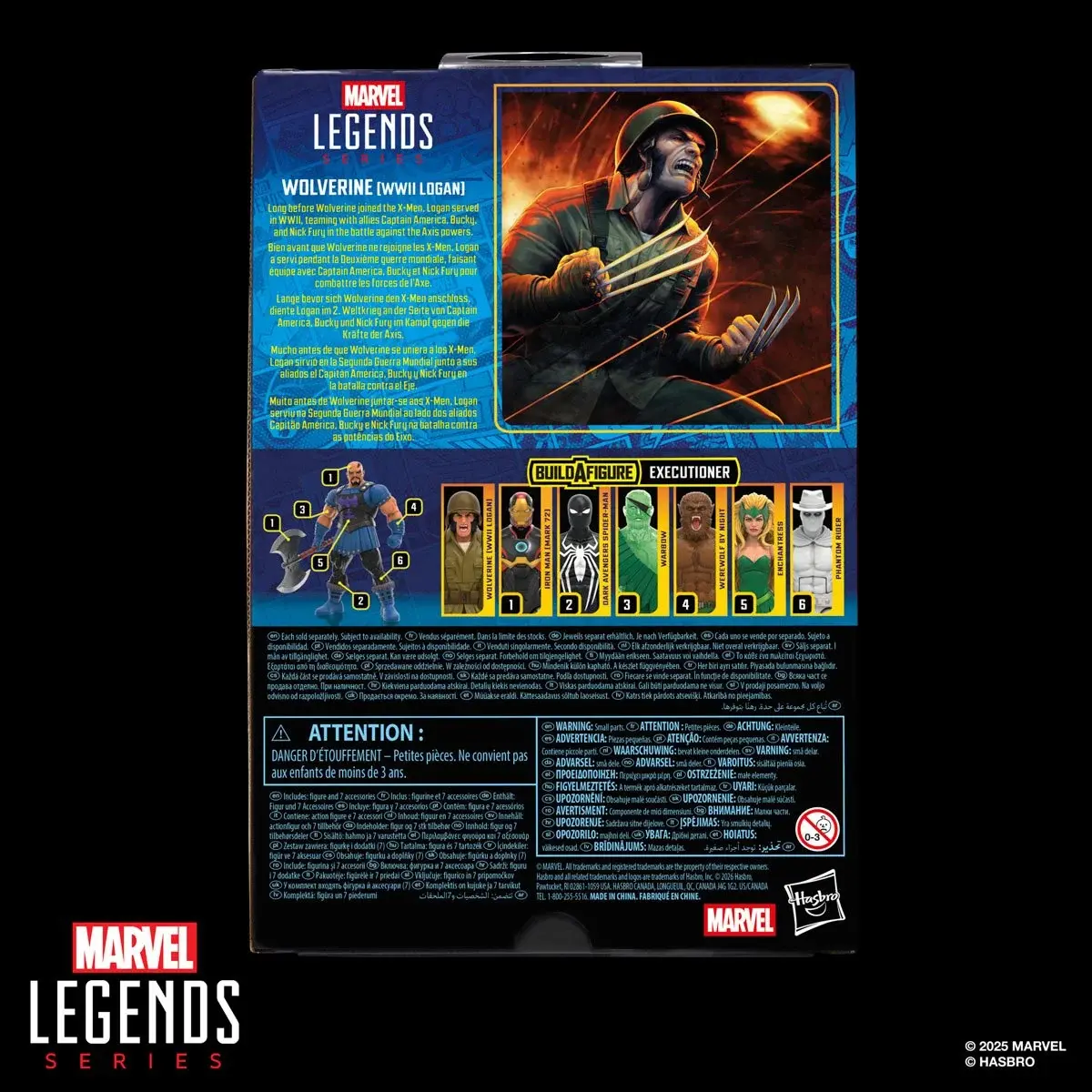 Marvel Legends Series Wolverine (WWII Logan) X-Men Comics 6-Inch