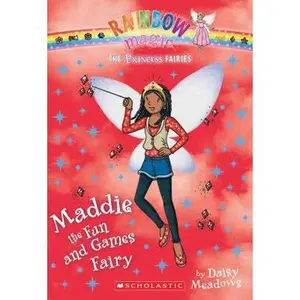 USED-Princess Fairies #6: Maddie the Fun and Games Fairy: A Rainbow Magic Book by Daisy Meadows (Paperback)