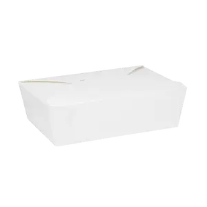 [200 ct] Paper Take-Out Boxes | #3 | 76 oz | White
