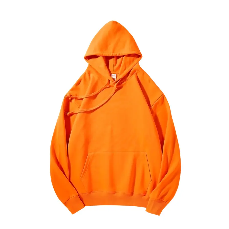 380g looped hood   orange