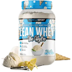 MuscleSport Lean Whey Iso-Hydro Protein Powder 2 lb