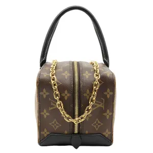 Pre-owned Louis Vuitton Monogram Reverse Canvas Tote Bags Square Reverse Monogram Canvas Tote Bag Brown