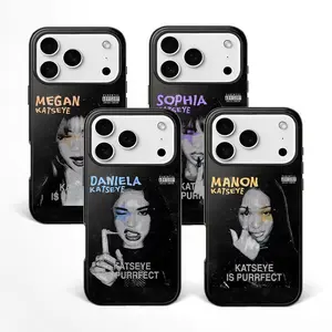 Dark Grunge Katseye Girl Group Member Aesthetic Art Heavy Duty Tough Phone Case Shockproof Drop Protection Durable Hard Cover Trendy Gift for iPhone 11 12 13 14 15 16 17 Pro Max Plus