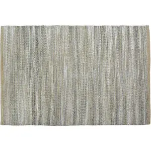 2'6"x4' Woven Accent Rug Gray - Threshold