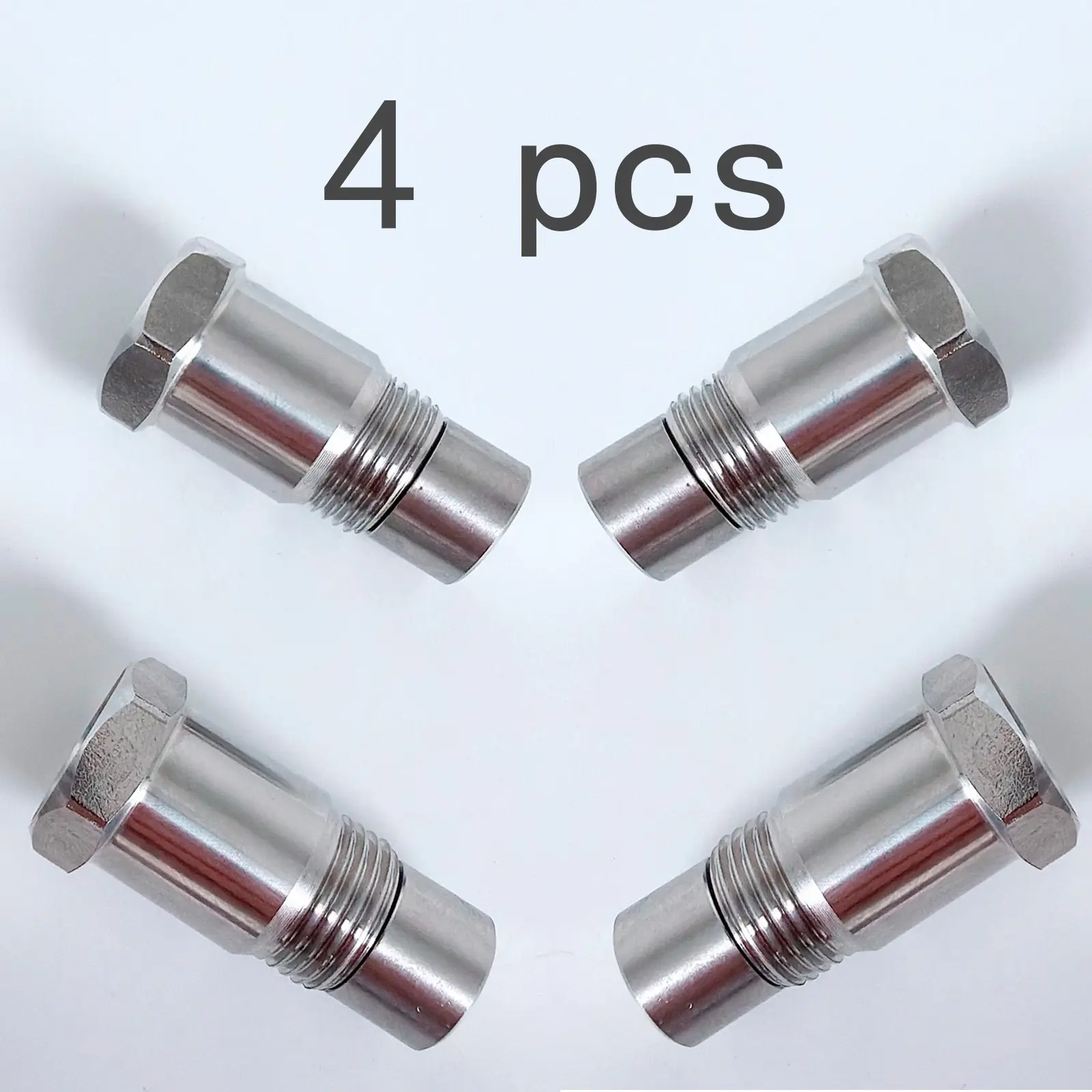 Stainless Steel Threaded Pipe Fitting Adapter, Universal M18×1.5mm Precision Metal Pipe Fitting, Corrosion Resistant Industrial Liquid System Connector for Sensor Expansion, Suitable for Maintenance, Laboratory and General Equipment Applications summervib