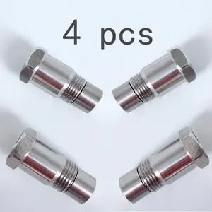 Stainless Steel Threaded Pipe Fitting Adapter, Universal M18×1.5mm Precision Metal Pipe Fitting, Corrosion Resistant Industrial Liquid System Connector for Sensor Expansion, Suitable for Maintenance, Laboratory and General Equipment Applications