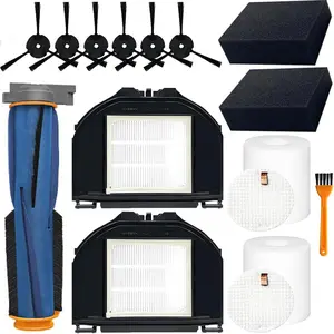 RV2310AE Replacement Parts for Shark RV2310AE Matrix Robot Vacuum Cleaner Accessories Kit, 1 Main Brush, 6 Side Brushes, 2 Filters, 2 Sets  Filters, 1 Cleaning Brush