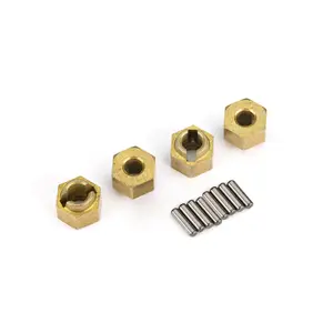 Traxxas TRX-4M 7mm Wheel Hex Hubs Brass
