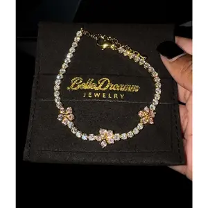 Floral Tennis Bracelet