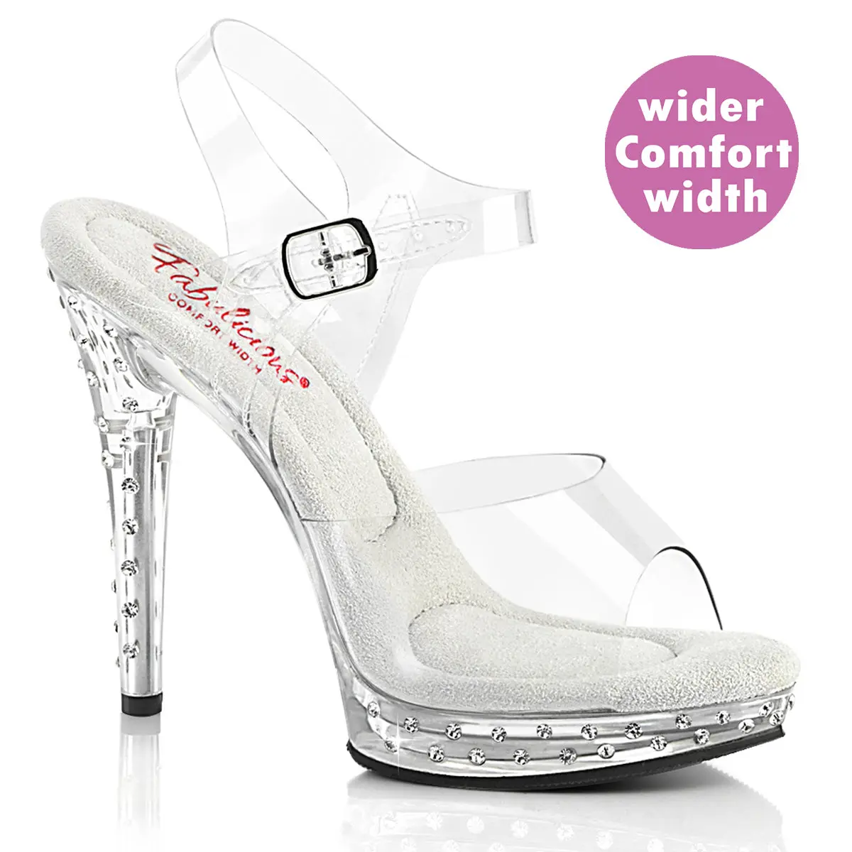 5 Inch Heel GLORY-508SDT Clear 5 Inch Heel GLORY-508SDT Clear