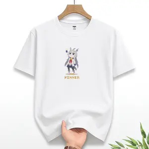 Chibi Oguri Cap Winner Tee – Pixel Style from Uma Musume | Fun Graphic Shirt for Anime Gamers Casual Menswear Top Love Tshirt Streetwear Crewneck Biker