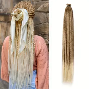 New 2025 Arrivals 30 Inch Dreadlocks Extension 10 Strands Soft Synthetic Super Long Hippie Single Ended Dreads Ombre Locs Extensions Reggae Style Crochet Hair For Women