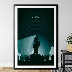 Alien film poster | minimalist poster | | Home Decor | Wall art | movie Poster