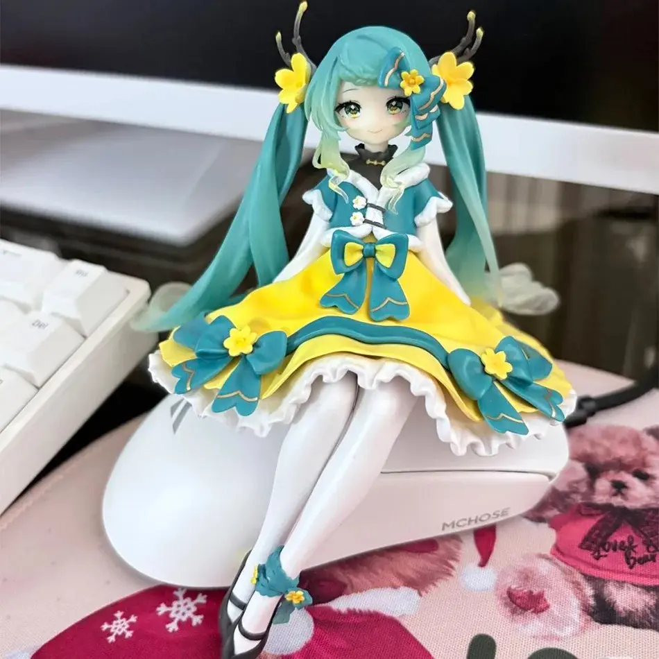 Hatsune Miku Anime Figure - Kawaii Flower Fairy Cartoon PVC Action Figurine Model Doll for Kids Birthday Gift