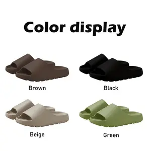 Coconut Slippers Cloud Thick-soled Sandals Summer Fashion Soft Bottom Beach Men Slippers Women's Sandals  EVA Slides  Fashion Accessory Sets