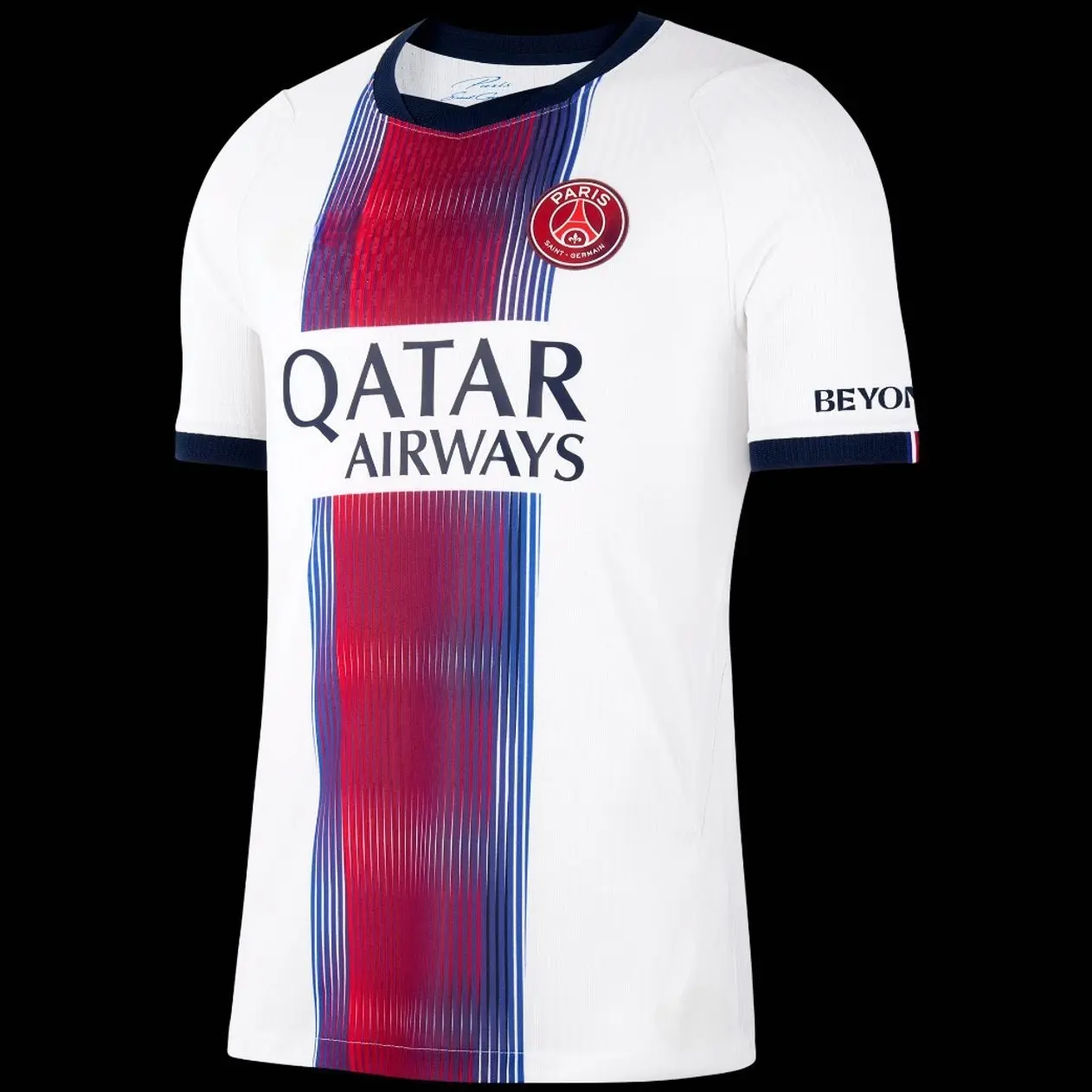 Unisex White Soccer Jersey Personalized PSG Away Stadium Shirt 2026-27 Away Shirt Football Shirt Breathable Fan Style
