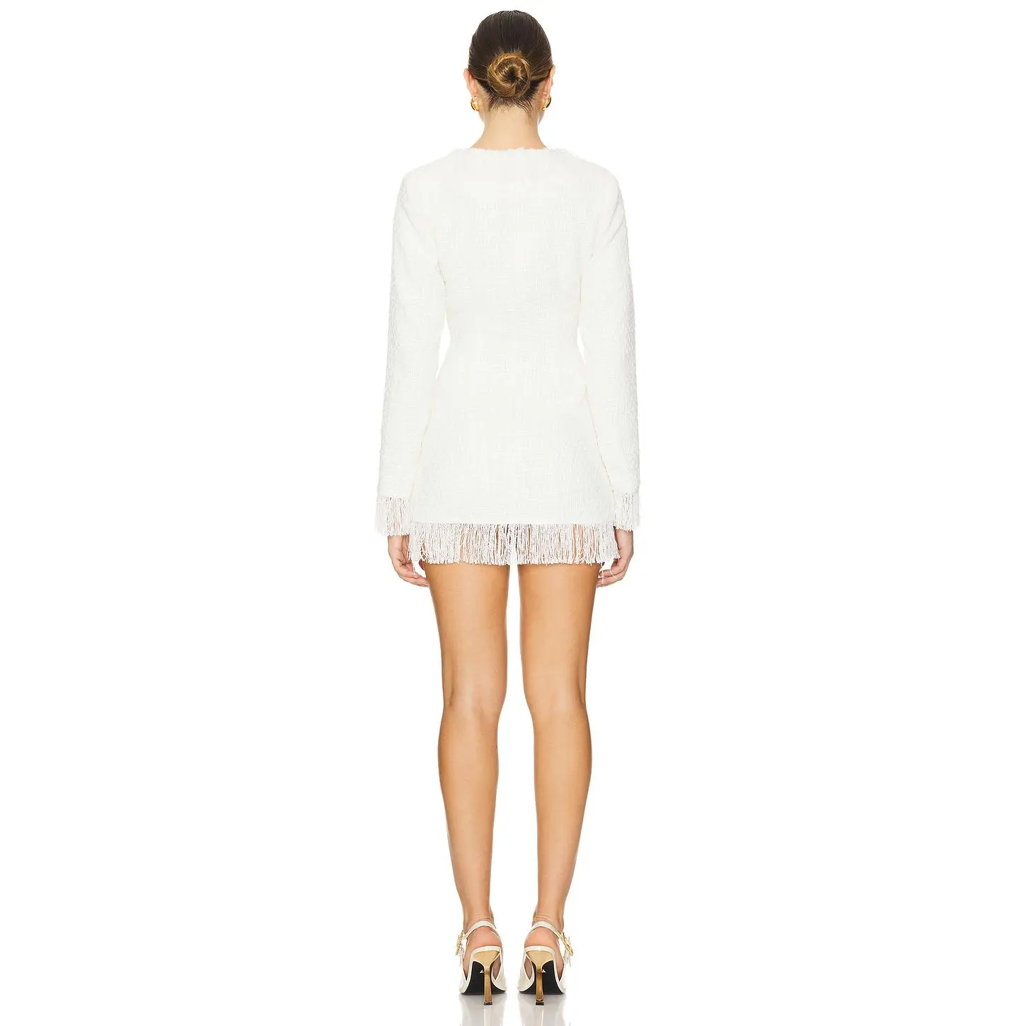 SNDYS X Revolve Tweed Jacket Dress in Ivory - TikTok Shop SNDYS X Revolve Tweed Jacket Dress in Ivory - TikTok Shop