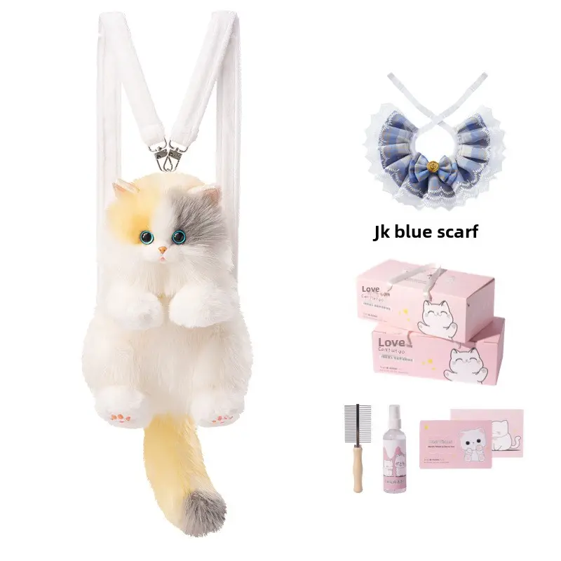 Cute Bubble (Medium Size) + JK Blue Scarf