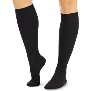 Compression Stockings - 15-20 mmHg  High Socks for  - Support Stockings for Women/Men - Compression For Anti Embolism,  , ,  (Black, Beige)