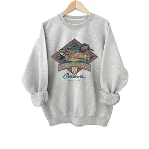 Men's Letter Print Round Neck Drop Shoulder Fuzzy Sweatshirt, Regular Fit Casual Comfy Thermal Warm Fabric Long Sleeve Crew Neck Pullover for Fall & Winter, Fashion Men's Top for Daily Wear