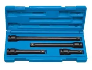 4 Piece 0.5 in. Impact Socket Extension Set